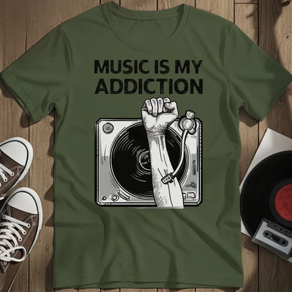Addiction T-Shirt - Military Green