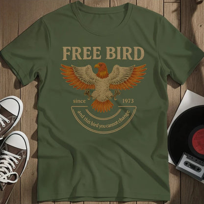 Free Bird T-Shirt - Military Green