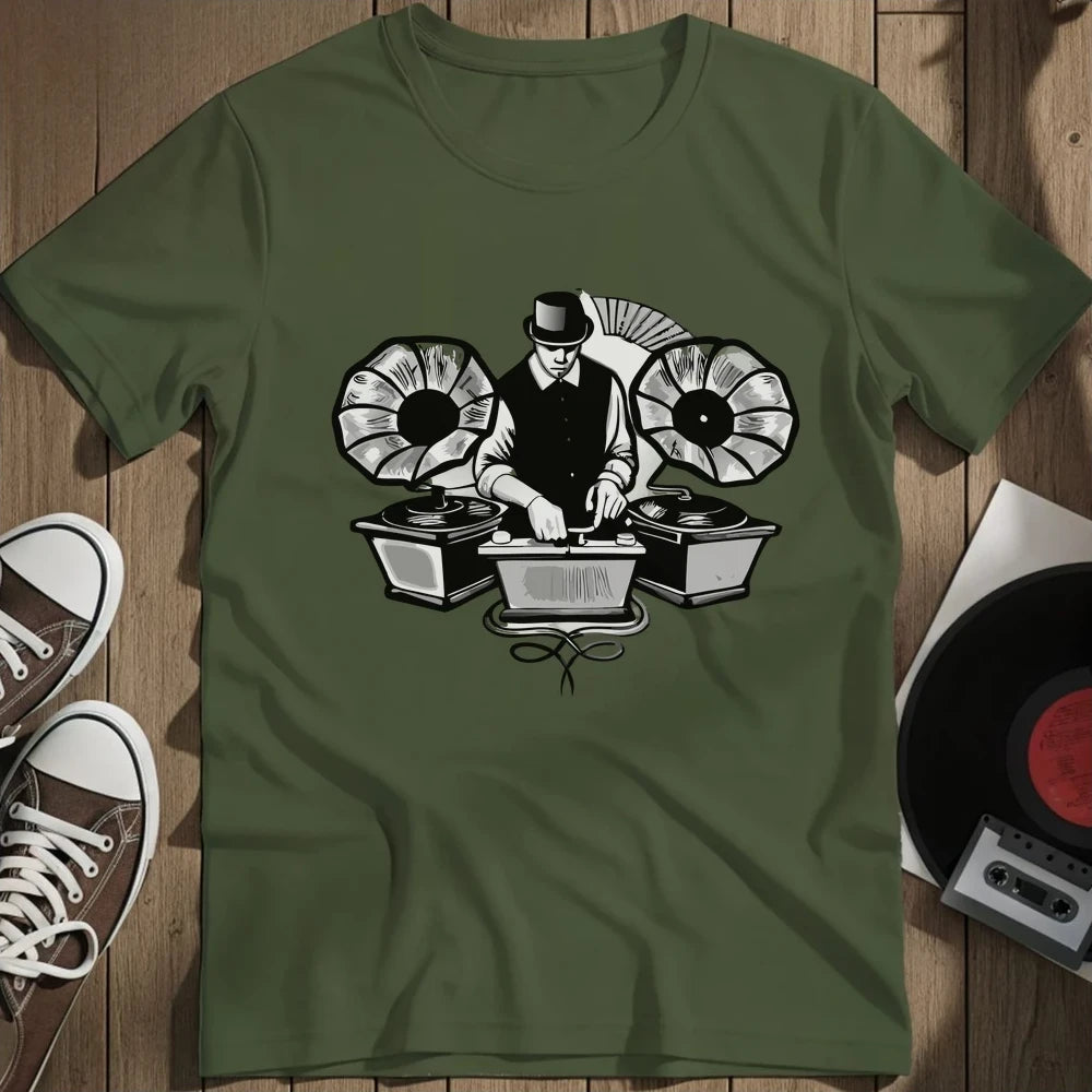 Classic Dj T-Shirt - Military Green