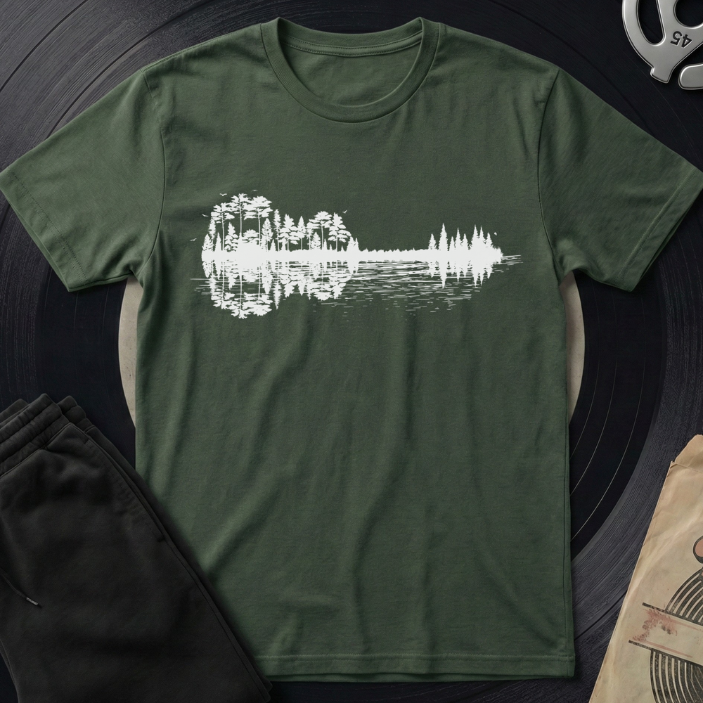 Black Forest T Shirt - Military Green