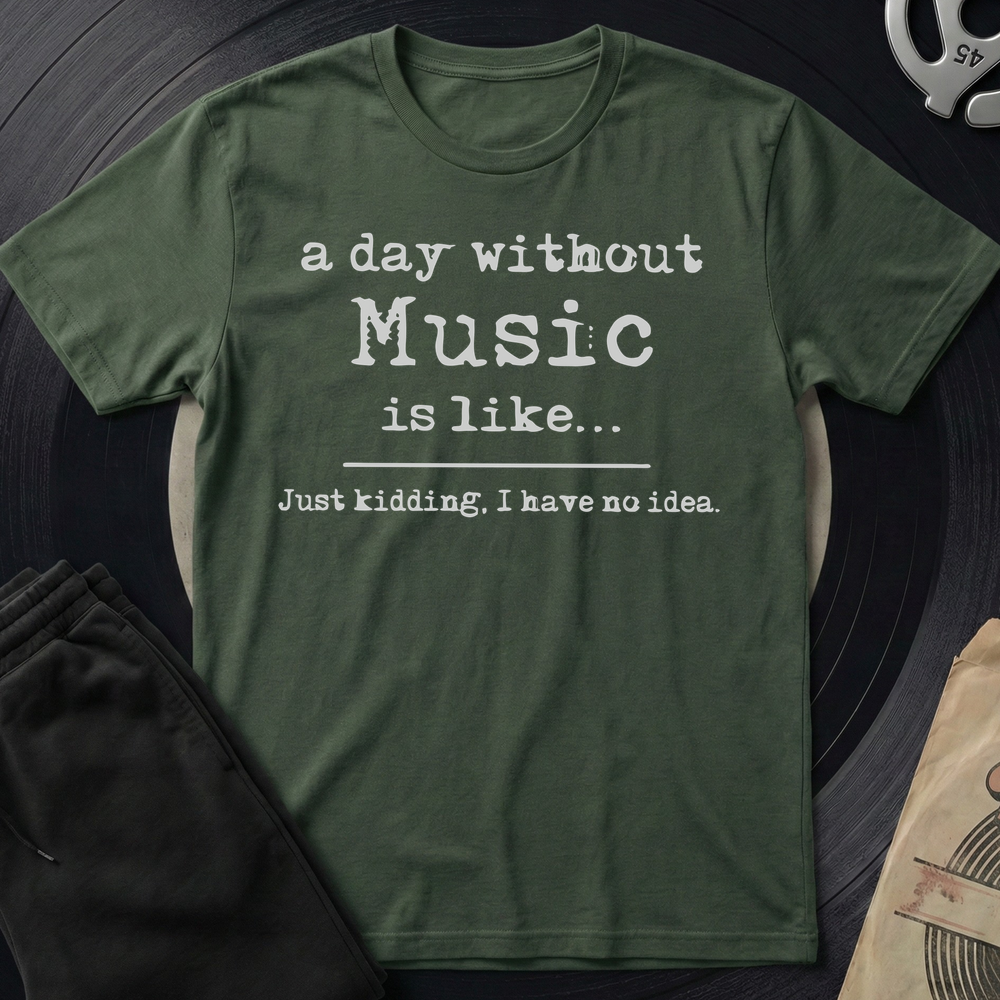 A Day Without T-Shirt - Military Green