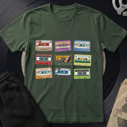 9 Times Oldskool T-Shirt - Military Green