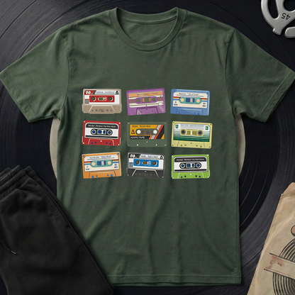 9 Times Oldskool T-Shirt - Military Green