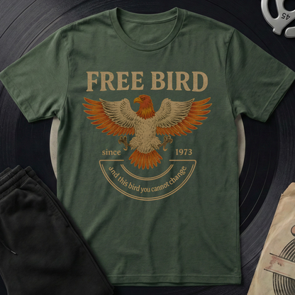 Free Bird T-Shirt - Military Green