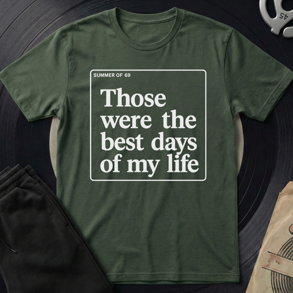 Summer Of 69 T-Shirt - Military Green
