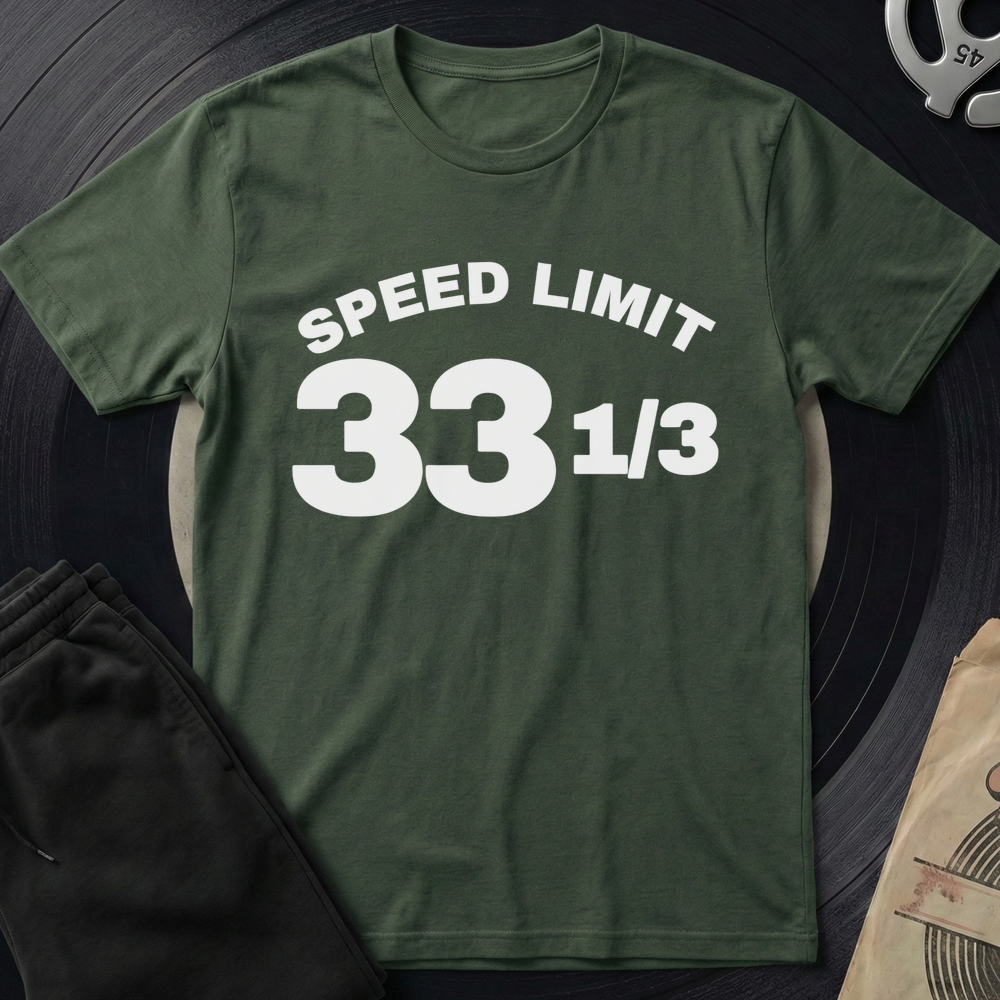 Speed Limit T-Shirt - Military Green