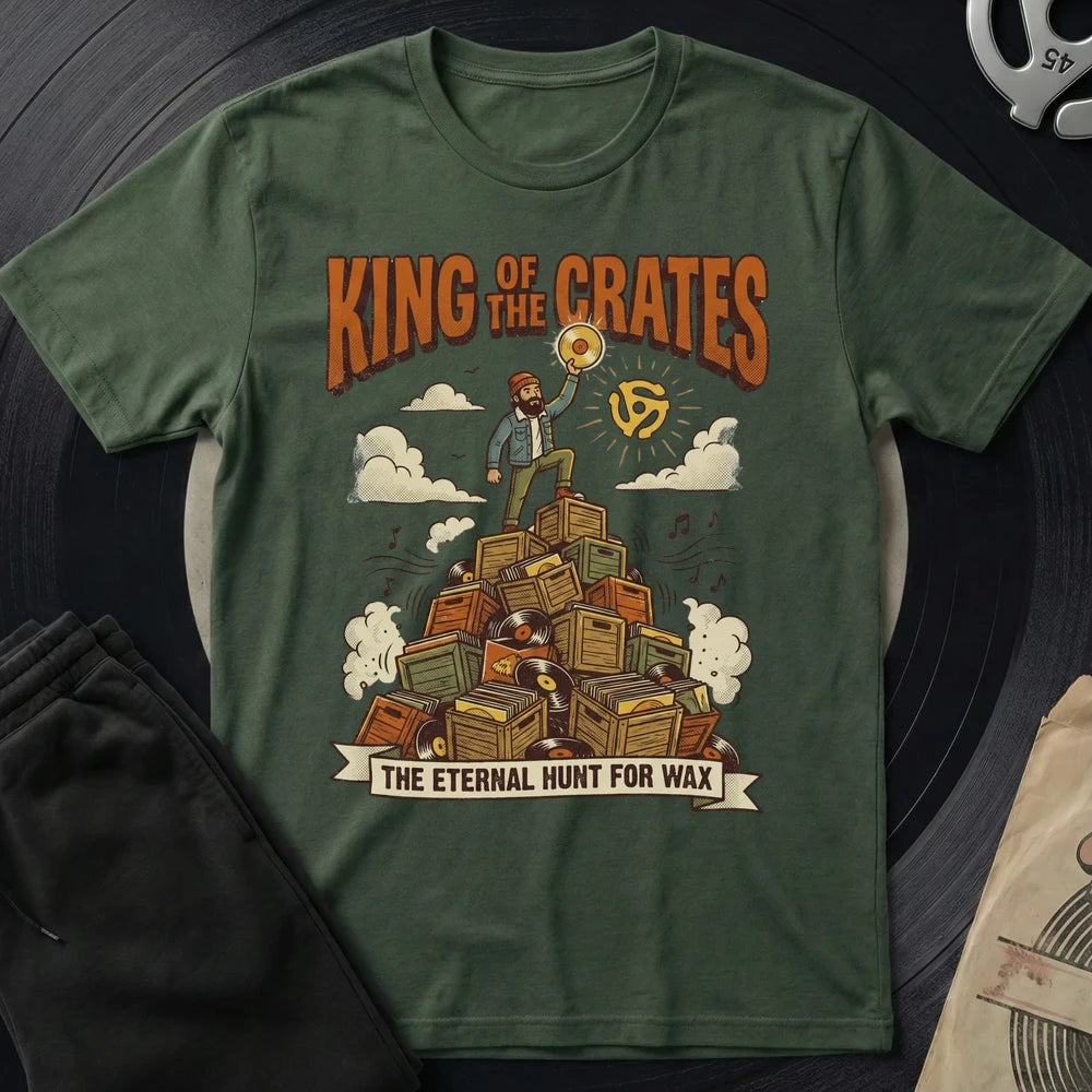 King Of The Crates T-Shirt - Military Green