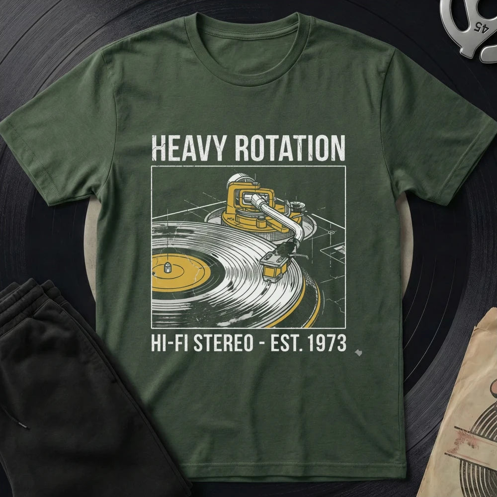 Heavy Rotation T-Shirt - Military Green