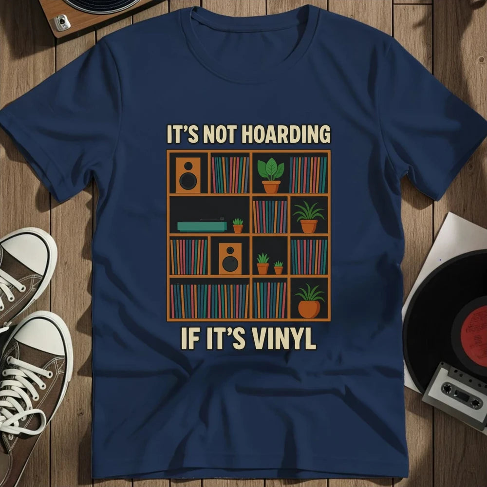 It's Not Hoarding T-Shirt - Navy