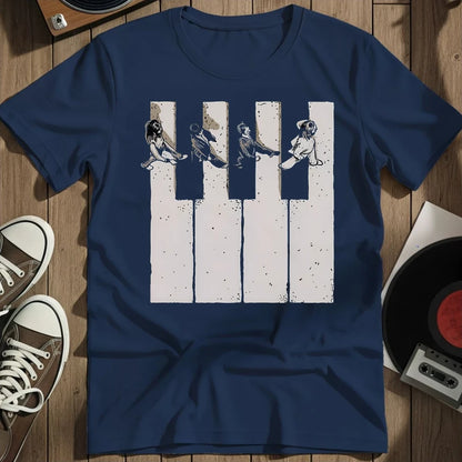 Piano T-Shirt - Navy