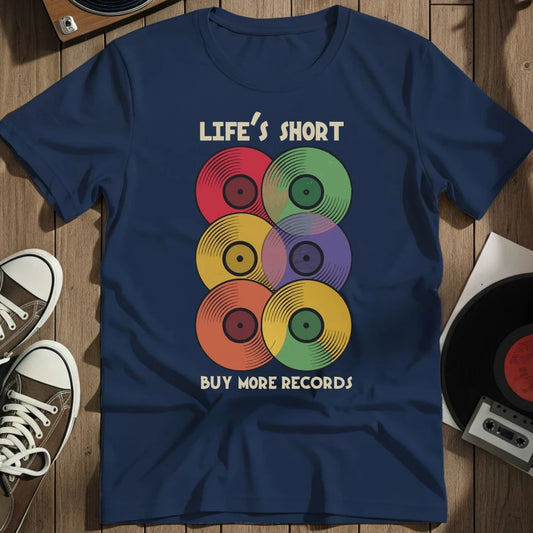 Life's Short T-Shirt - Navy