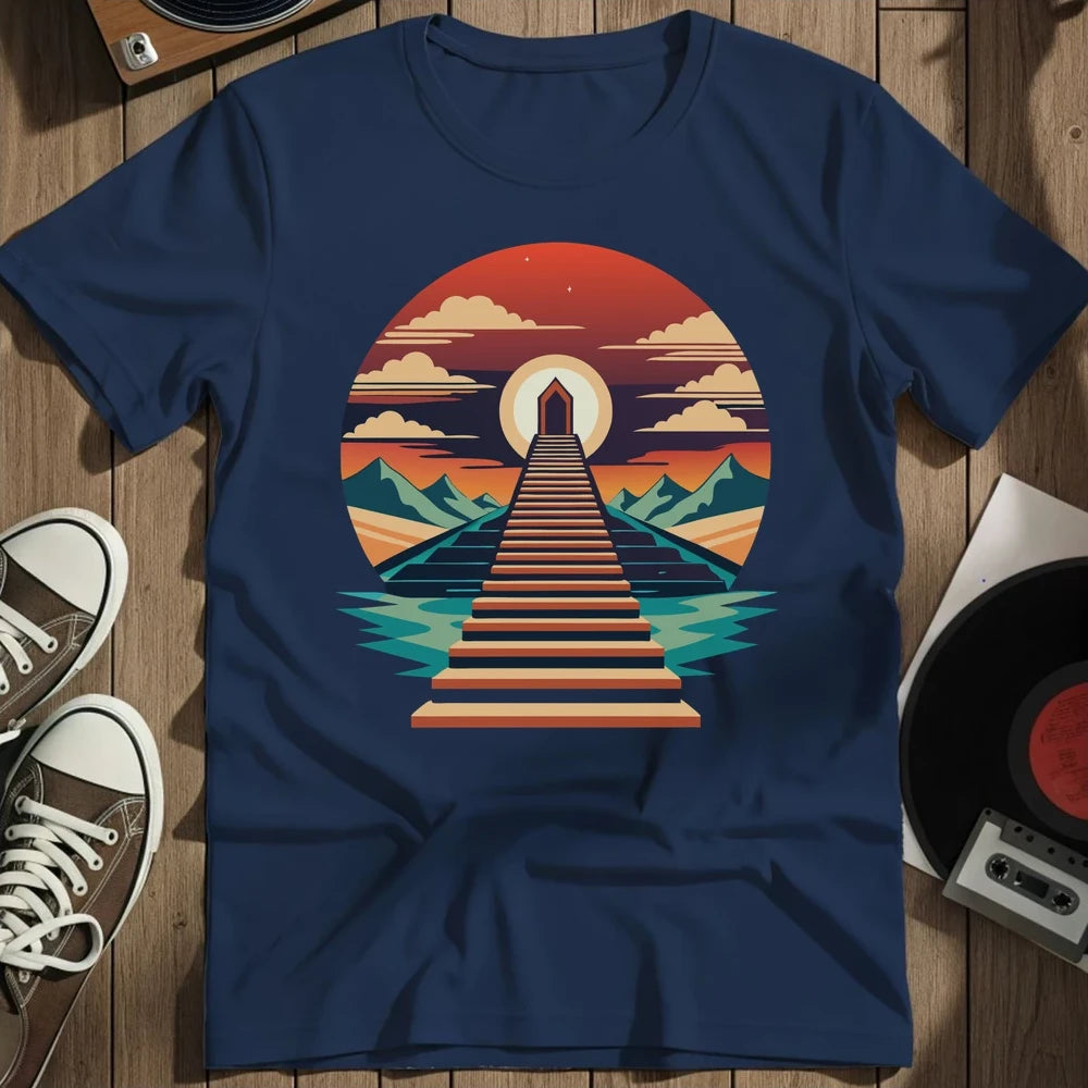 A Stairway To Heaven T-Shirt - Navy