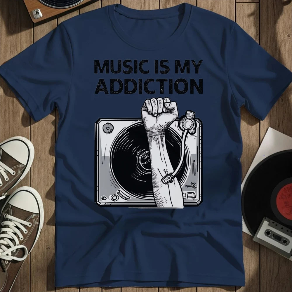 Addiction T-Shirt - Navy