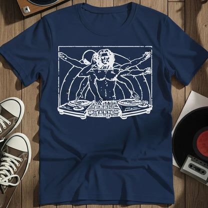 Davinci Dj T-Shirt - Navy