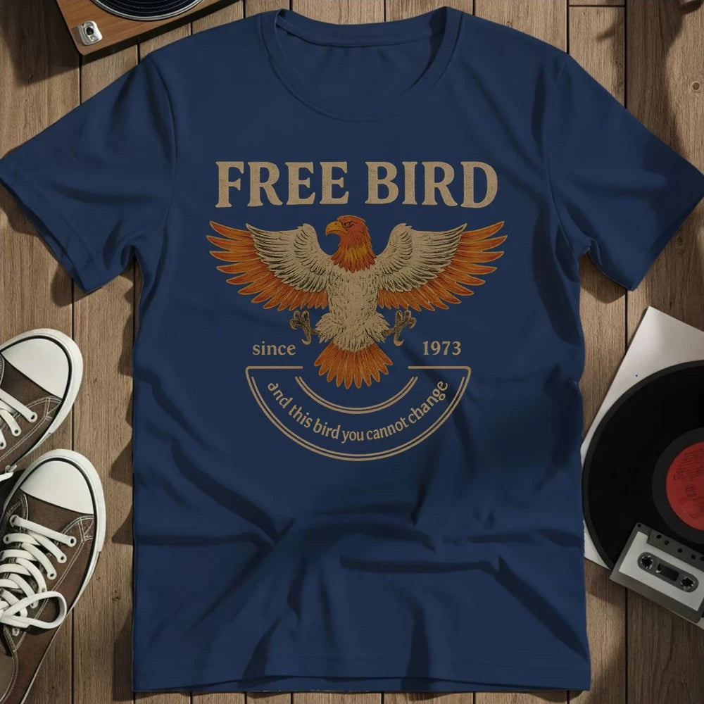 Free Bird T-Shirt - Navy