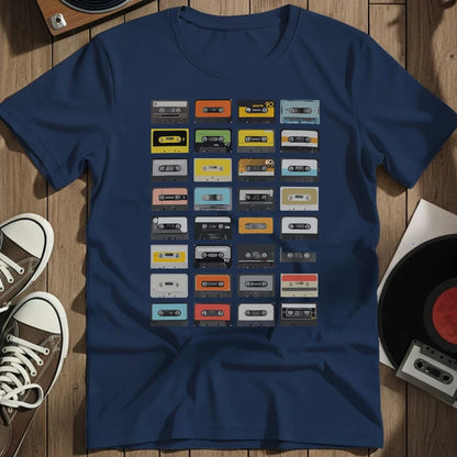 Casettes T-Shirt - Navy