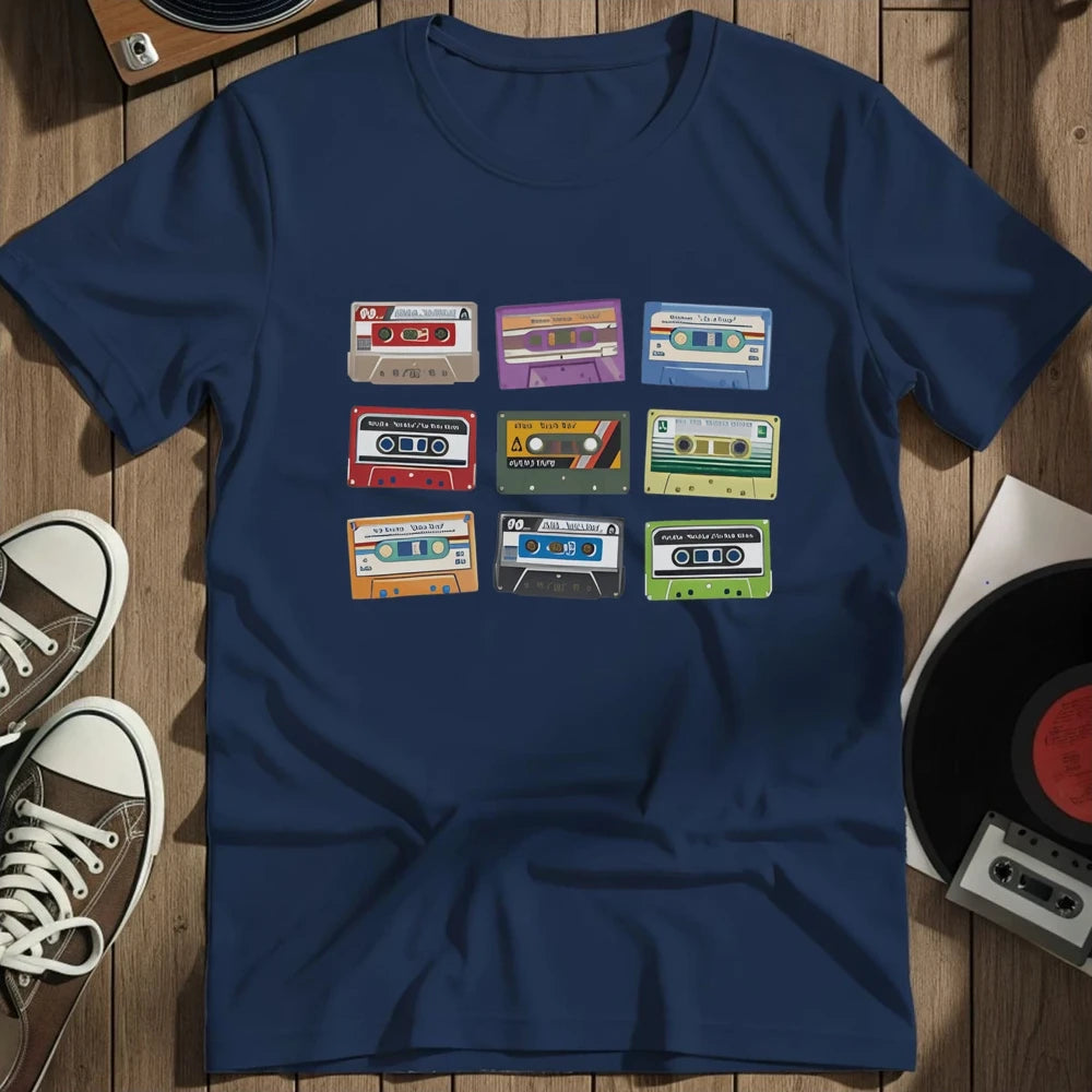 9 times Old Skool T-Shirt - Navy