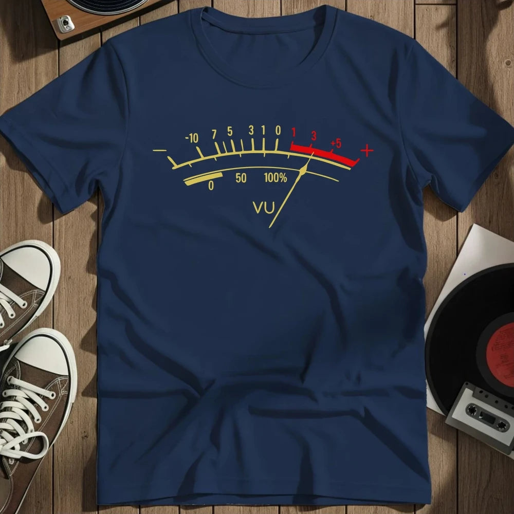 Vu Meter T-Shirt - Navy