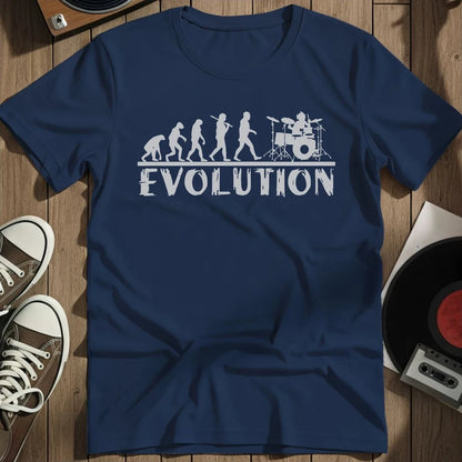 Drummer Evolution T-Shirt - Navy