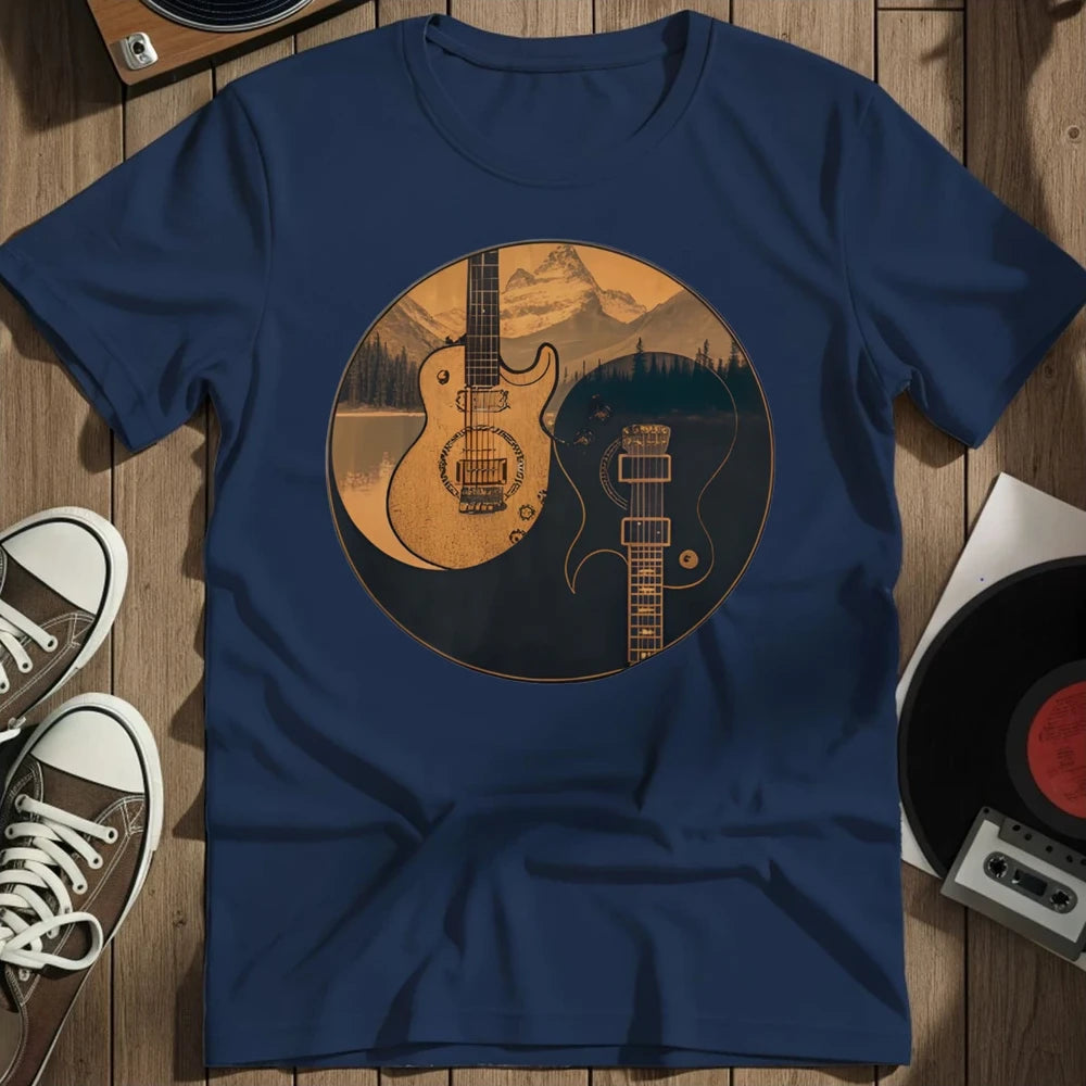 Yinyang Guitars T-Shirt - Navy