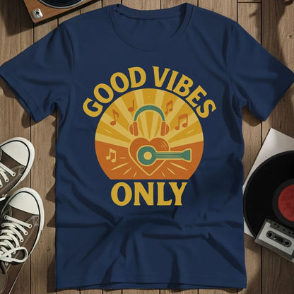 Good Vibes Only T-Shirt - Navy
