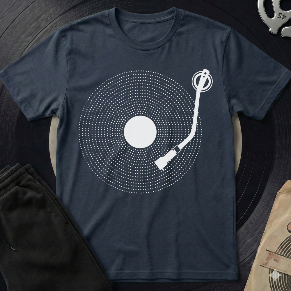 Vinyl Dots T-Shirt - Navy