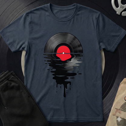 Hot Vinyl T-Shirt - Navy