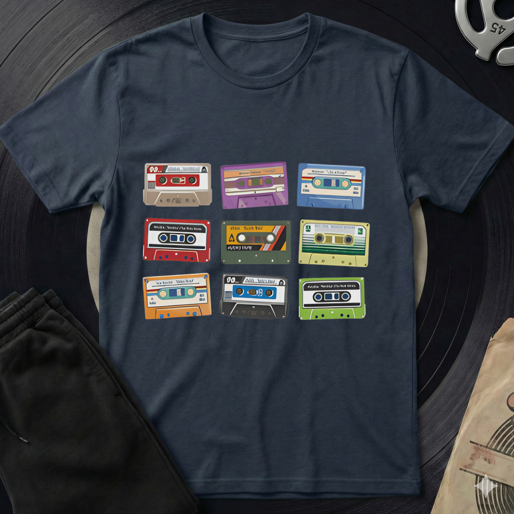 9 Times Oldskool T-Shirt - Navy