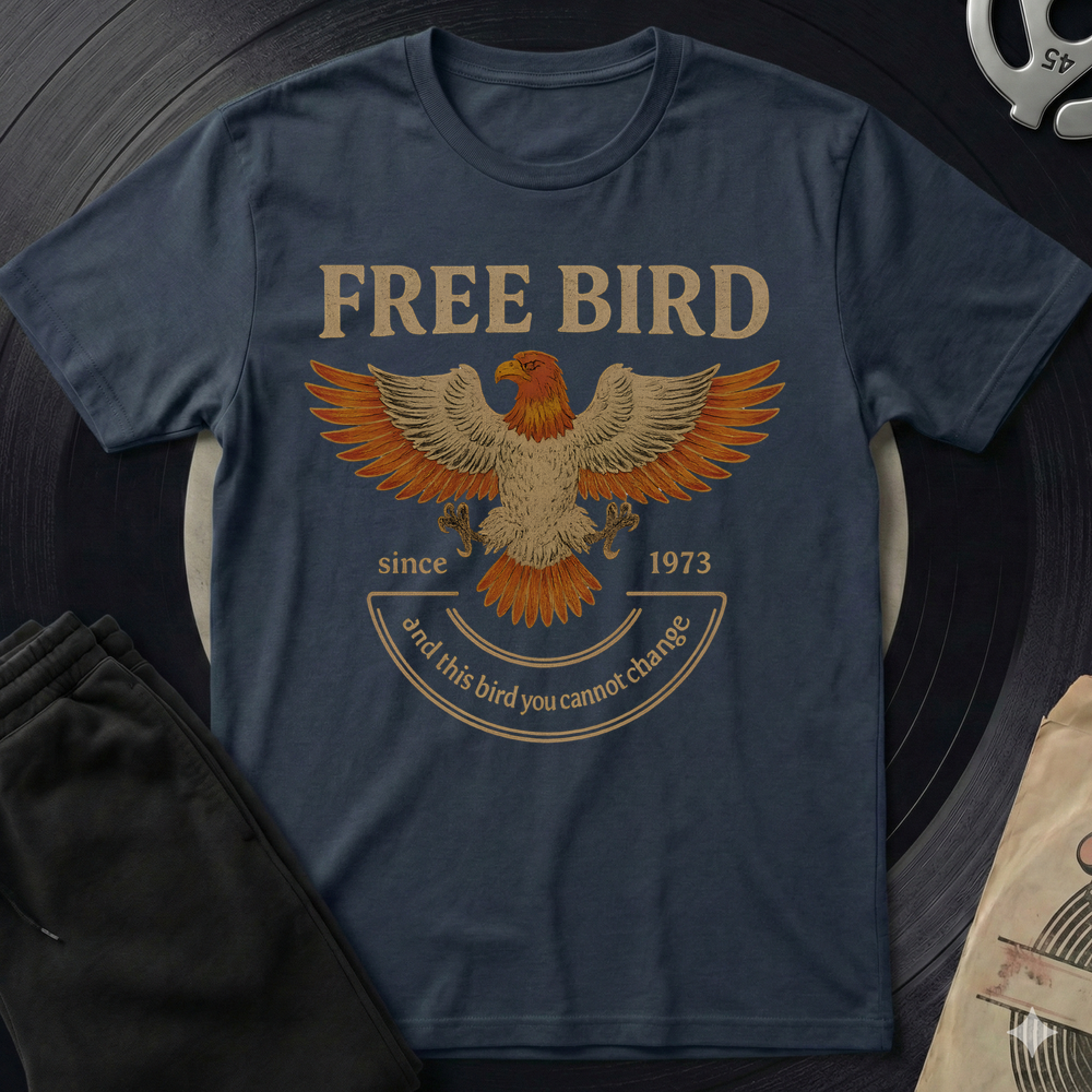 Free Bird T-Shirt - Navy