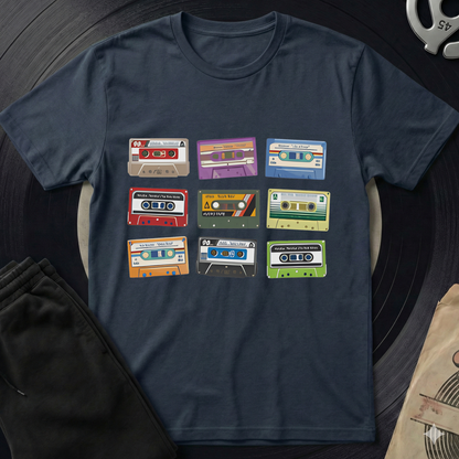 9 Times Oldskool T-Shirt - Navy