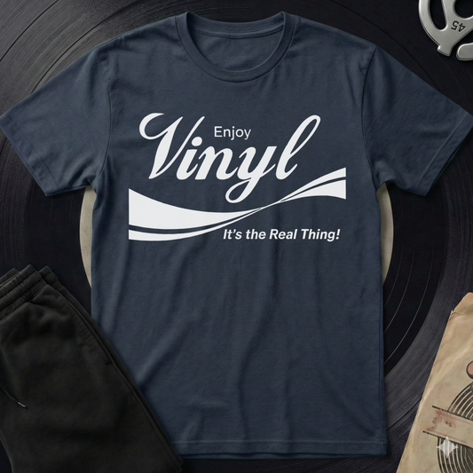Vinyl Coke T-Shirt - Navy