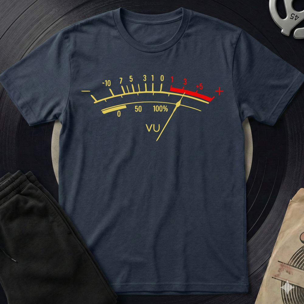 Vu Meter T-Shirt - Navy