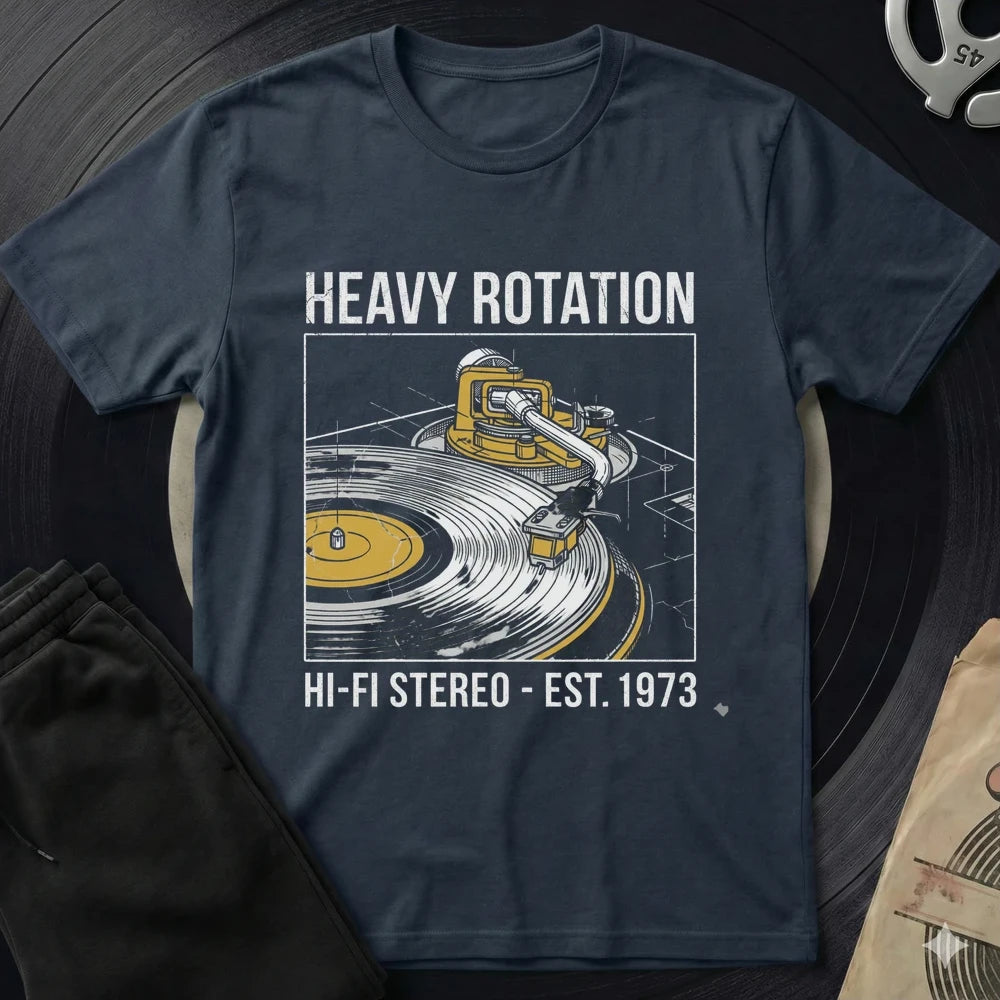 Heavy Rotation T-Shirt - Navy