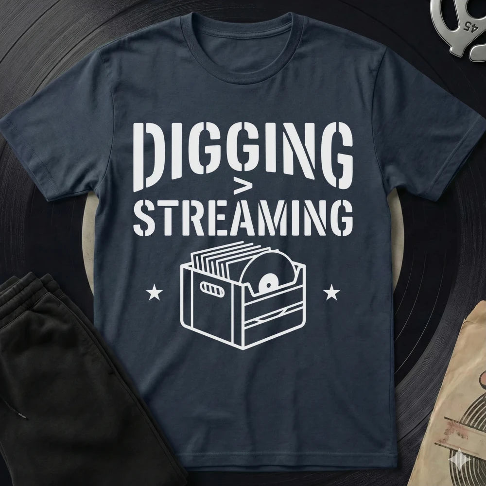 Digging Stream T-Shirt - Navy
