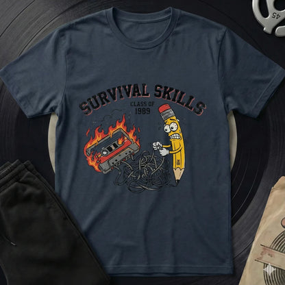 Survival Skills T-Shirt - Navy