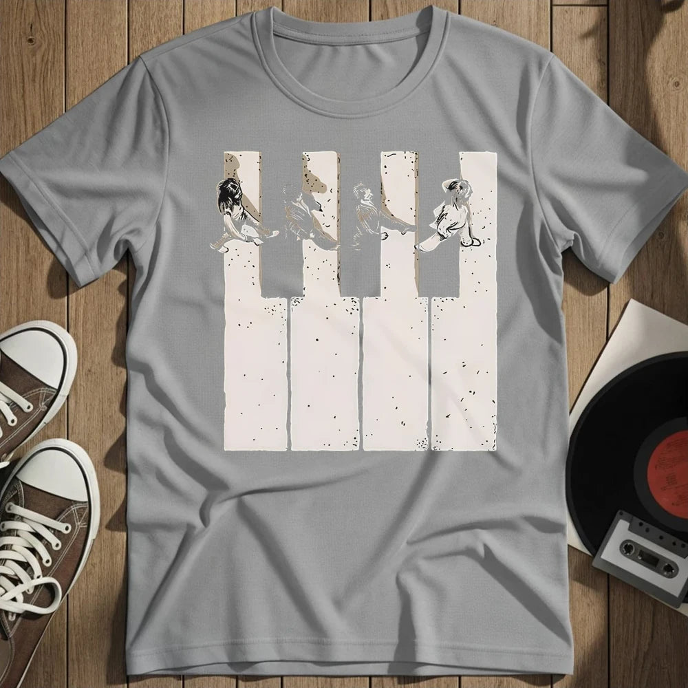 Piano T-Shirt - Sport Grey