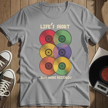 Life's Short T-Shirt - Sport Grey