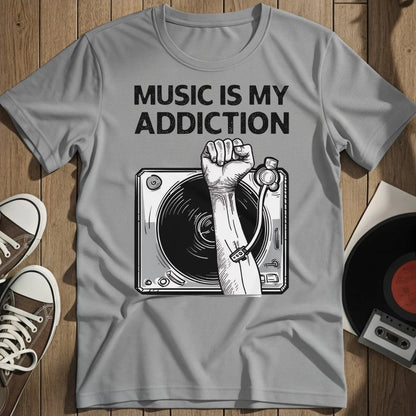 Addiction T-Shirt - Sport Grey