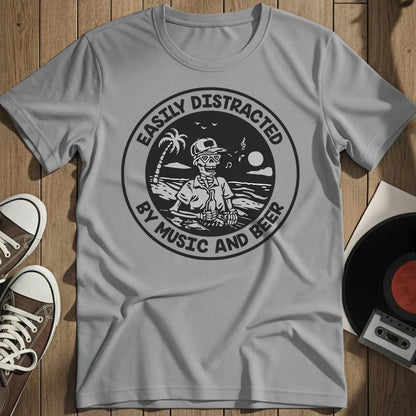 Easily Distracted T-Shirt - Sport Grey