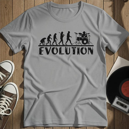 Drummer Evolution T-Shirt - Sport Grey