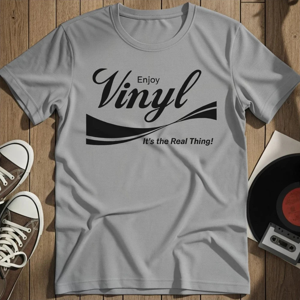 Vinyl Coke T-Shirt - Sport Grey