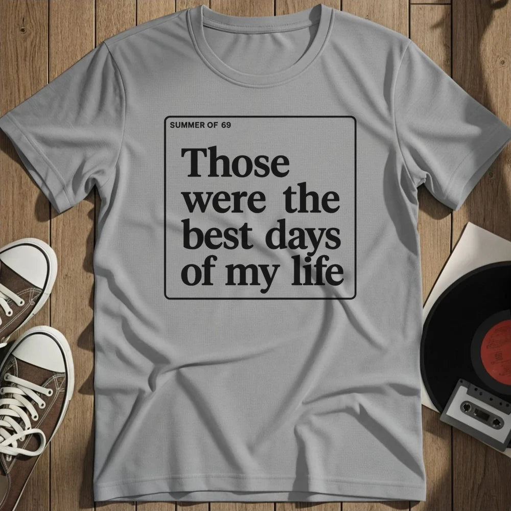 Summer Of 69 T-Shirt - Sport Grey