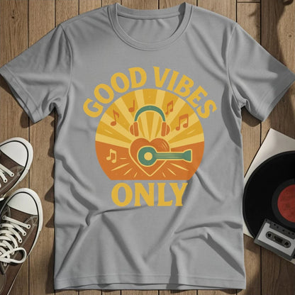 Good Vibes Only T-Shirt - Sport Grey