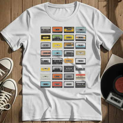 Casettes T-Shirt - White