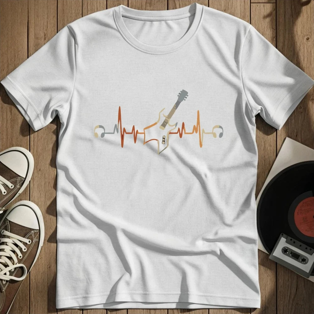 Colorful Lifeline T-Shirt - White