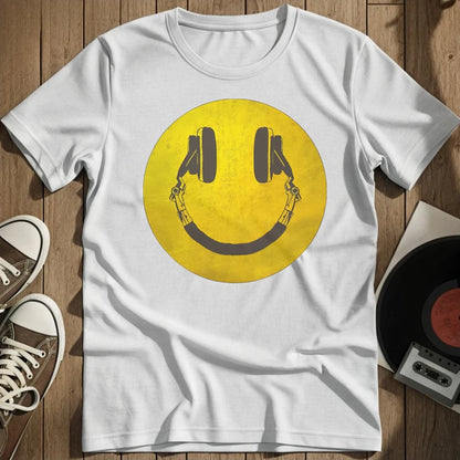 Distorted Smiley T-Shirt - White