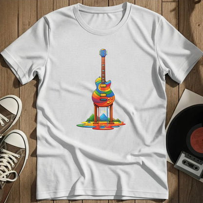 Drippin Guitar T-Shirt - White