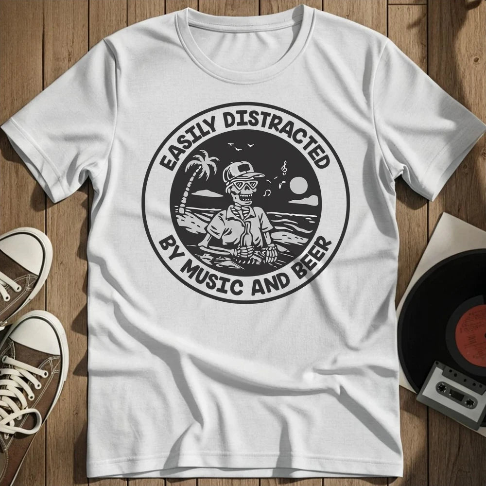 Easily Distracted T-Shirt - White