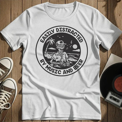 Easily Distracted T-Shirt - White