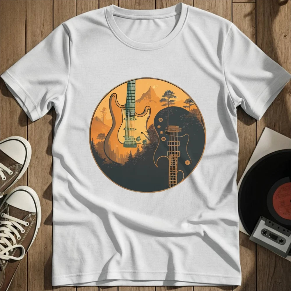 Yin Yang Guitars T-Shirt - White